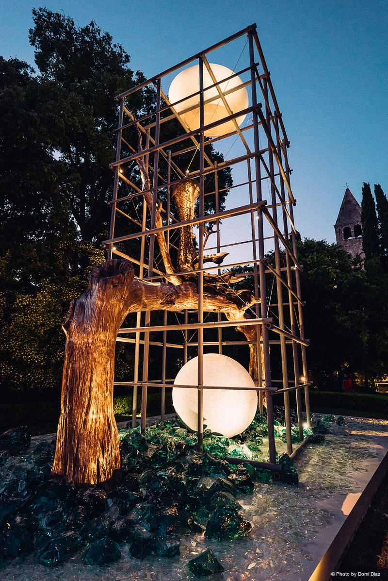 lighting protected paradise at the venice biennale | live lighting protected paradise at the venice biennale | live