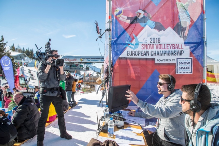 European Snow Volleyball Finals Broadcast Live with Blackmagic Design