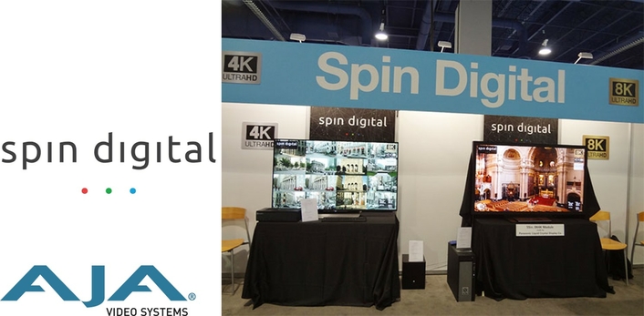 Spin Digital 8K HEVC Media Player Leverages AJA KONA 5 and Corvid 88 for Fast, Flexible I/O