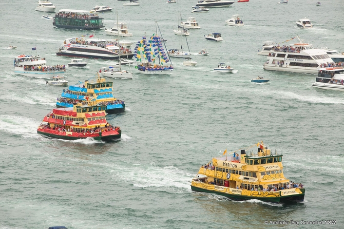 Lawo V__remote4 debut at Australia Day Celebrations on Sydney Harbour 