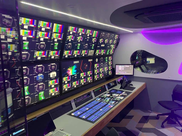 Bahrain TV OB vans controlled by Lawo VSM with mc² production consoles