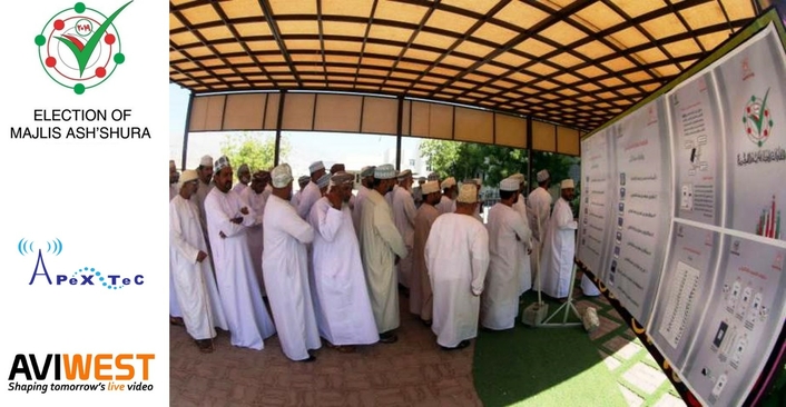 AVIWEST Technology Ensures Flawless Live Coverage of the Majlis Al-Shura Elections in Oman 