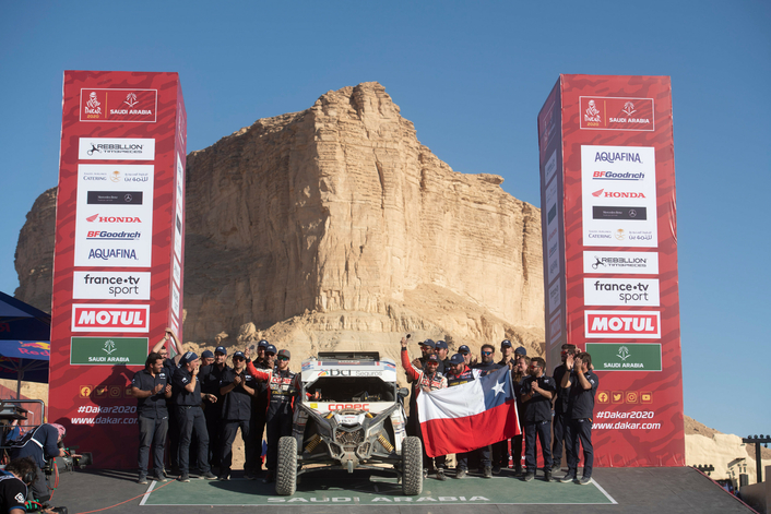 Sainz holds off car rivals for third Dakar Rally title in Saudi Arabia