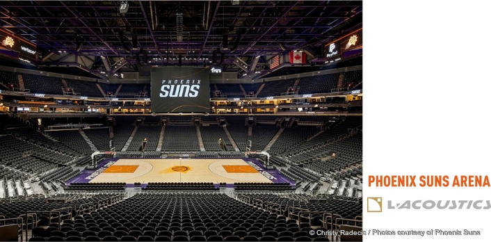 L-Acoustics Sonically Turns Up The Heat At Phoenix Suns Arena