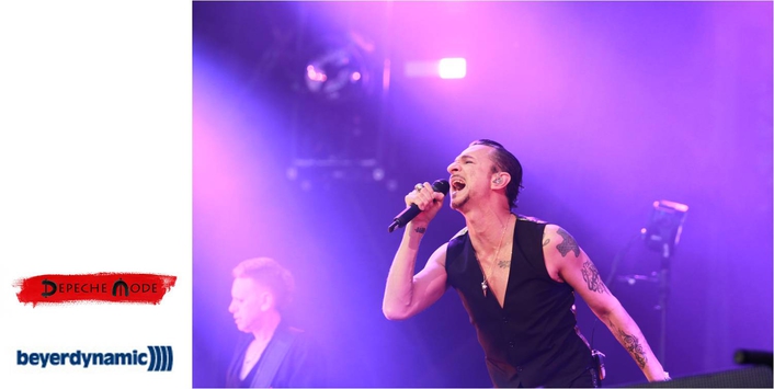 Depeche Mode uses a wide range of beyerdynamic products on its world tour