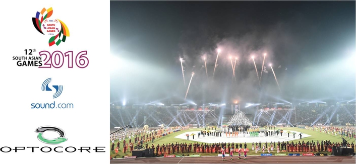 SOUND.COM AND OPTOCORE DELIVER IMPECCABLE SOUND AT SOUTH ASIAN GAMES OPENING & CLOSING CEREMONIES