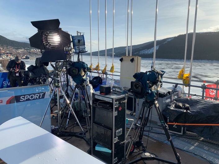 ORF produces lateral signal of FIS Worldcup races with Betamobil and BroaMan