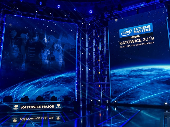 ARAM set designer and technical event supplier for Intel Extreme Masters in Katowice, Poland