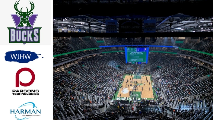 WJHW and Parsons Bring HARMAN Professional Solutions Lighting and Audio Systems to Milwaukee Bucks’ New Arena