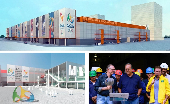 The International Broadcast Center (IBC) for the Olympics in Rio 2016