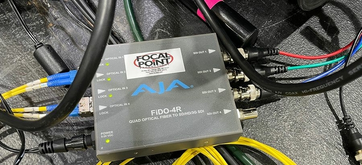 AJA FiDO Mini-Converters Simplify Long Cable Runs for Focal Point Productions 