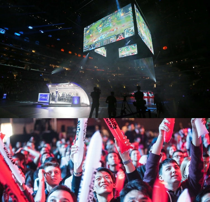 The gigantic broadcast rights deals that fueled an explosion in salaries for traditional athletes are making their first appearance in e-sports