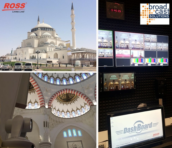 Sharjah Grand Mosque Sings Praises with Broadcast Solutions ME and Ross Video