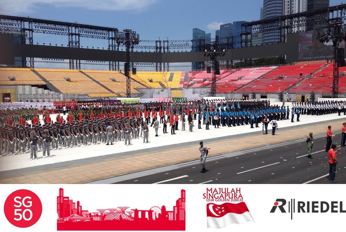 Riedel Solutions Support Communications for 50th National Day Parade