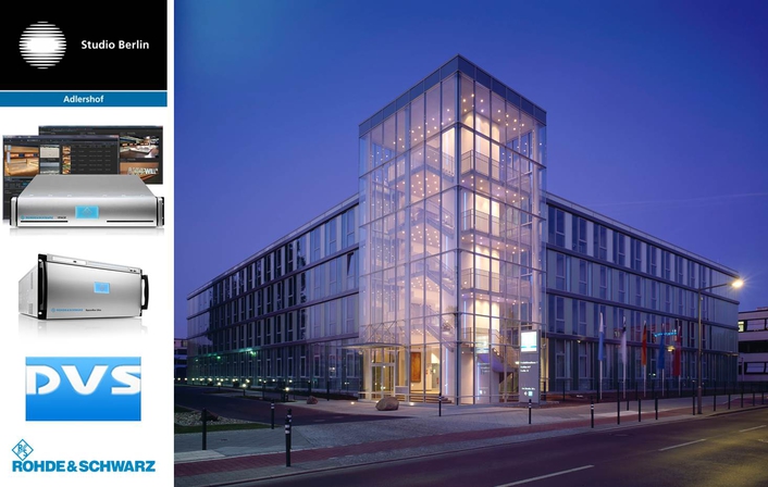 Studio Berlin-Adlershof relies on R&S SpycerBox Ultra TL and R&S VENICE from Rohde & Schwarz DVS