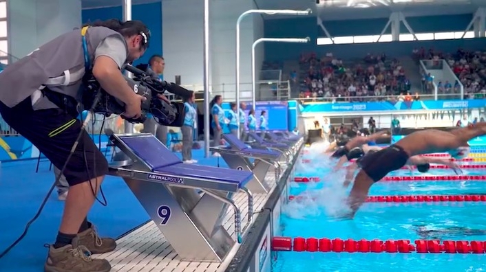 Swimming Competition Remote Live Production and Commentary with TVU and MediaPro-Feature Swimming Competition Remote Live Production and Commentary with TVU and MediaPro-Feature