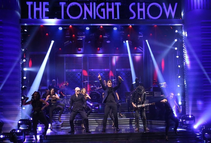 Elation ACL 360 Roller™ Features on Pitbull “Tonight Show Starring Jimmy Fallon” Performance