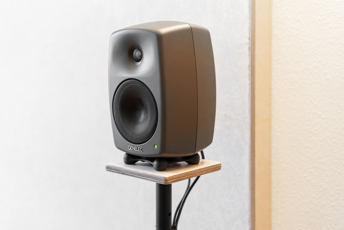 The new 7.1.4 room deploys Genelec 8000 series two-way studio monitors throughout.