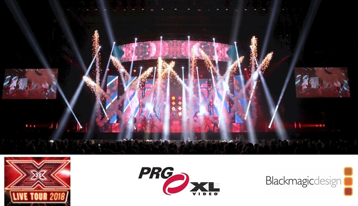 UK X Factor Arena Tour Powered by Blackmagic Design Live Production Workflow