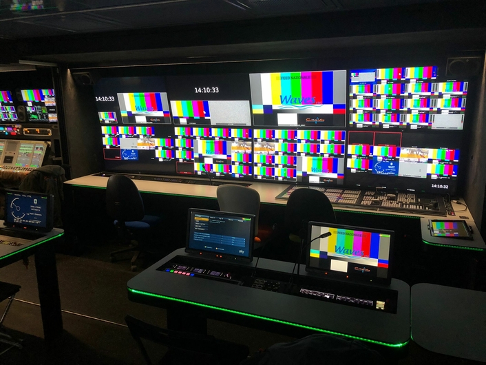 Cinevideo 4K 12G OB Van uses Lawo VSM for overall broadcast control projected by Italian system integrator ARET