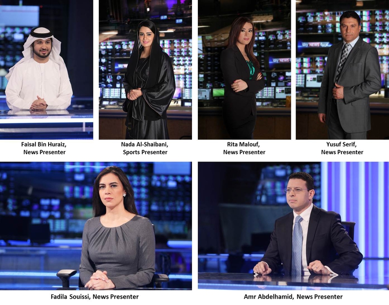 Sky News Arabia Unveils First Presenters Live Production Tv