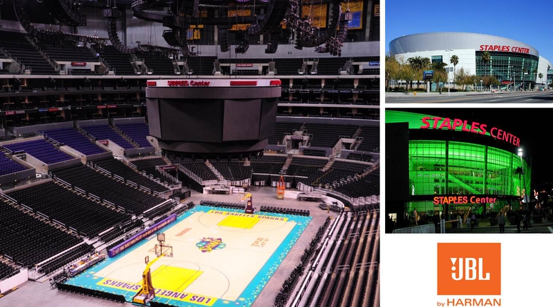Staples Center Unveils New 3 4 Million Jbl Professional Vertec Audio System Live Production Tv