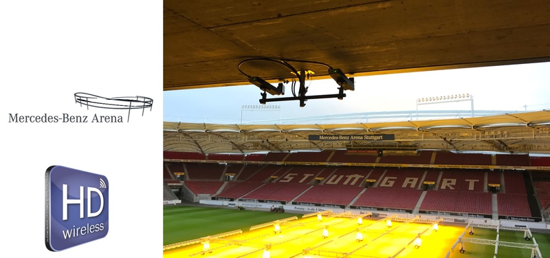 HDwireless-system for Mercedes-Benz-Arena